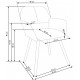 60-20989 K283 chair, color: beige DIOMMI V-CH-K/283-KR-BEŻOWY