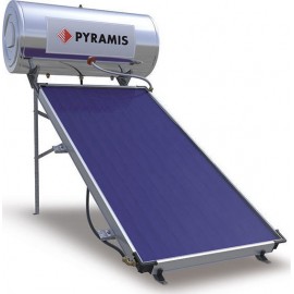 026002401 Pyramis Premium Ηλιακός Θερμοσίφωνας 160lt Glass Τριπλής Ενέργειας 2.3τ.μ. Επιλεκτικός