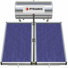 026000505 Pyramis Ηλιακός Θερμοσίφωνας 200 λίτρων Glass Διπλής Ενέργειας με 3τ.μ. Συλλέκτη