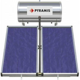 Pyramis Ηλιακός Θερμοσίφωνας 200 λίτρων Glass Διπλής Ενέργειας με 3τ.μ. Συλλέκτη (026000505)