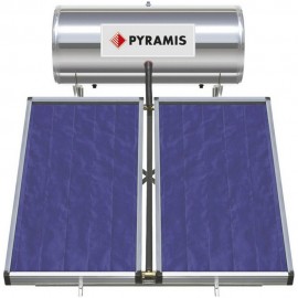 026000605 Pyramis Ηλιακός Θερμοσίφωνας 200 λίτρων Glass Διπλής Ενέργειας με 4τ.μ. Συλλέκτη