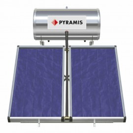 026001305 Pyramis Ηλιακός Θερμοσίφωνας 200 λίτρων Glass Τριπλής Ενέργειας με 3τ.μ. Συλλέκτη