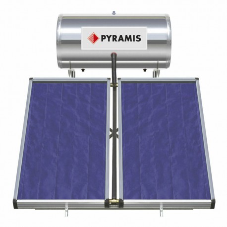 026001305 Pyramis Ηλιακός Θερμοσίφωνας 200 λίτρων Glass Τριπλής Ενέργειας με 3τ.μ. Συλλέκτη