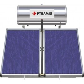 026001405 Pyramis Ηλιακός Θερμοσίφωνας 200 λίτρων Glass Τριπλής Ενέργειας με 4τ.μ. Συλλέκτη