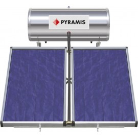 Pyramis Ηλιακός Θερμοσίφωνας 200 λίτρων Glass Τριπλής Ενέργειας με 4τ.μ. Συλλέκτη (026001405)