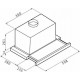 Pyramis Essential Turbo Συρόμενος Απορροφητήρας 60cm Λευκός C (065017302)