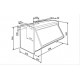 Pyramis Essential Turbo Πτυσσόμενος Απορροφητήρας 60cm Καφέ C (065023801)