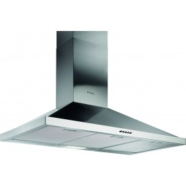 Pyramis Ecoline Τετράγωνος Απορροφητήρας Καμινάδα 90cm Inox D (065030901)