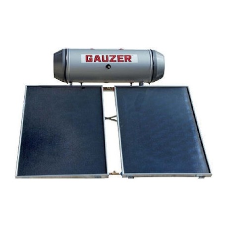 Gauzer Optima Max Standard BS 16/24 Ηλιακός Θερμοσίφωνας 160 λίτρων Glass Διπλής Ενέργειας με 2.4τ.μ. Συλλέκτη