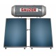 Gauzer Optima Max  S Heat Pump Ηλιακός Θερμοσίφωνας 160 λίτρων Glass Τριπλής Ενέργειας με 3τ.μ. Συλλέκτη