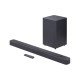 JBL Bar 21 MKII Deep Bass Soundbar 300W 2.1 με Ασύρματο Subwoofer και Τηλεχειριστήριο Μαύρο