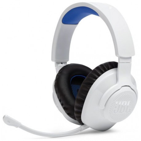 JBL Quantum 360P Ασύρματο Over Ear Gaming Headset με σύνδεση Bluetooth / USB Λευκό