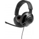 JBL Quantum 200 Over Ear Gaming Headset με σύνδεση 3.5mm Black