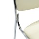 217-000029 Καρέκλα επισκέπτη Asher pakoworld με PVC χρώμα λευκό