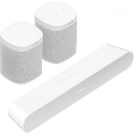 37210-1 + 37100-1  Sonos Σετ Ηχείων Home Cinema 5.0 Ray & 2x One SL White