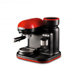 78213 ARIETE 1318/00 Μηχανή Espresso με Μύλο Άλεσης Moderna Red