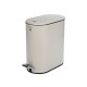 02-19129 ESTIA ΧΑΡΤΟΔΟΧΕΙΟ ΜΠΑΝΙΟΥ SOFT CLOSE SLIM 5lt ΜΑΤ TAUPE