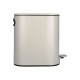 02-19129 ESTIA ΧΑΡΤΟΔΟΧΕΙΟ ΜΠΑΝΙΟΥ SOFT CLOSE SLIM 5lt ΜΑΤ TAUPE