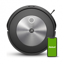 iRobot Roomba Combo j7 (c715840) Σκούπα Ρομπότ για Σκούπισμα & Σφουγγάρισμα με Χαρτογράφηση και Wi-Fi Γκρι