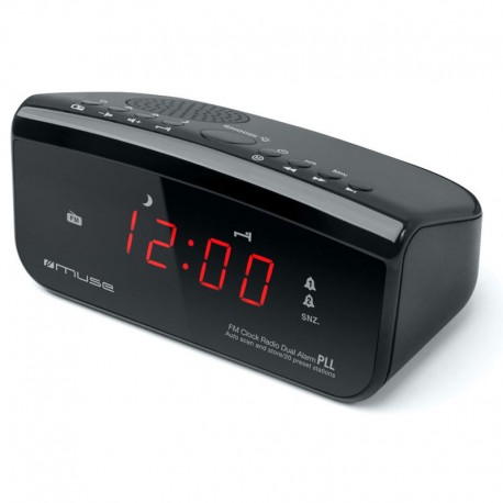 230001 Ραδιορολόι M-12CR MUSE Μπαταρίας-Ρεύματος Ψηφιακό