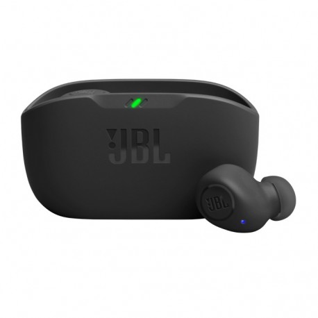 JBL Wave Buds Bluetooth Handsfree Ακουστικά με Θήκη Φόρτισης Μαύρα