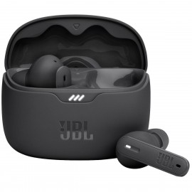 JBL Tune Beam In-ear Bluetooth Handsfree Ακουστικά με Αντοχή στον Ιδρώτα και Θήκη Φόρτισης Μαύρα