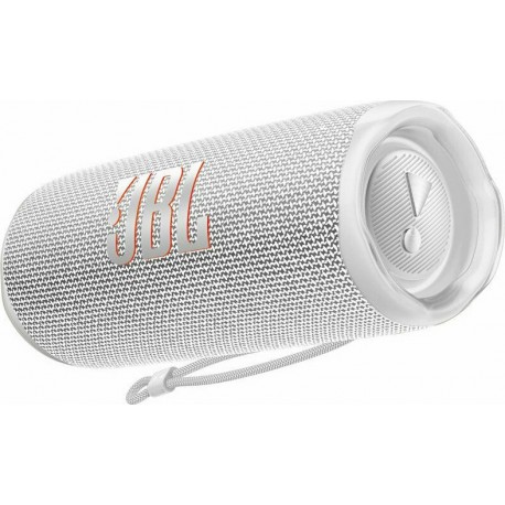 JBL Flip 6 Αδιάβροχο Ηχείο Bluetooth 30W με Διάρκεια Μπαταρίας έως 12 ώρες Λευκό