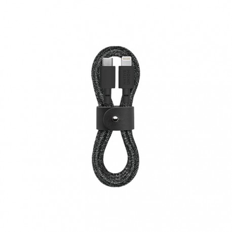 Native Union Belt Braided USB-C to Lightning Cable Γκρι 1.2m