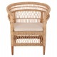 ΠΟΛΥΘΡΟΝΑ MALAWI HM9635.04 ΞΥΛΟ ΜΑΟΝΙ ΕΠΕΝΔΥΣΗ RATTAN ΛΕΥΚΟ ΜΑΞΙΛΑΡΙ ΚΑΘΙΣΜΑΤΟΣ 80x70x86Υεκ.