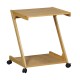 260-000004 Βοηθητικό τραπέζι Fit pakoworld MDF φυσικό 50x39x59εκ