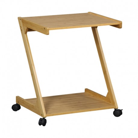 260-000004 Βοηθητικό τραπέζι Fit pakoworld MDF φυσικό 50x39x59εκ