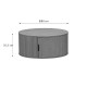 260-000009 Τραπέζι σαλονιού Eventful pakoworld MDF φυσικό Φ80x35.5εκ