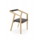 60-24932 AZUL 2 chair, natural oak / grey