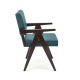 60-24929 MEMORY chair, ebony / dark green Monolith 37