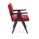 60-24928 MEMORY chair, ebony / maroon Monolith 59