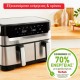 Tefal EY905D Easy Fry Φριτέζα Αέρος με Διπλό Αποσπώμενο Κάδο 8.3lt