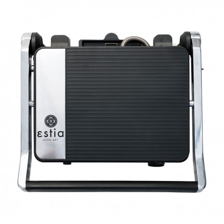 06-11857 ESTIA ΣΑΝΤΟΥΙΤΣΙΕΡΑ ΓΚΡΙΛΙΕΡΑ TOAST & GRILL 4 ΘΕΣΕΩΝ 2000w ΜΕ ΑΠΟΣΠΩΜΕΝΕΣ ΠΛΑΚΕΣ & ΘΕΡΜΟΣΤΑΤΗ