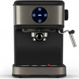 Black & Decker BXCO850E Μηχανή Espresso 850W Πίεσης 20bar Μαύρη