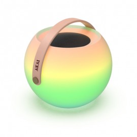 110582-0126 Akai CS6 Shine Φορητό Ηχείο με φως σε 7 χρώματα Bluetooth & AWS 5W