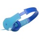 113591-0009 Motorola JR200 Blue Οn ear παιδικά ακουστικά Hands Free με splitter