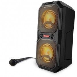 1135300-0038 Motorola Rokr 820 Φορητό αδιάβροχο Bluetooth 5.0 karaoke party speaker με LED, USB, FM, TWS, AUX και 2 υποδοχές για
