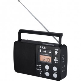 110583-0013 Akai APR-200 Φορητό ψηφιακό ραδιόφωνο παγκοσμίου λήψης με Aux-In και έξοδο ακουστικών