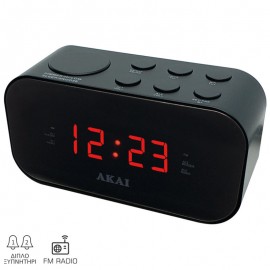 1105221-0008 Akai ACR-3088 Ψηφιακό ξυπνητήρι με ραδιόφωνο και διπλή αφύπνιση
