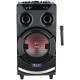 110582-0079 Akai ABTS-112 Φορητό Bluetooth karaoke party speaker με LED, FM, USB, Aux-In, ασύρματο μικρόφωνο και υποδοχή και μικ