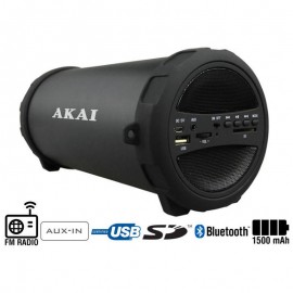 110582-0011 Akai ABTS-11B Φορητό ηχείο Bluetooth με ραδιόφωνο USB, Aux-In και κάρτα SD – 10 W