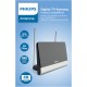 1150301-0002 Philips SDV6222/GRS Κεραία τηλεόρασης HDTV/4K/UHF/VHF/FM εσωτερικού χώρου με ενισχυτή 48 dB και φίλτρο GSM  – 21 x 