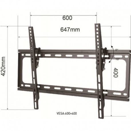 18589-5834 Osio OSM-5834 Βάση τηλεόρασης 32″ – 65″ VESA 600 x 400