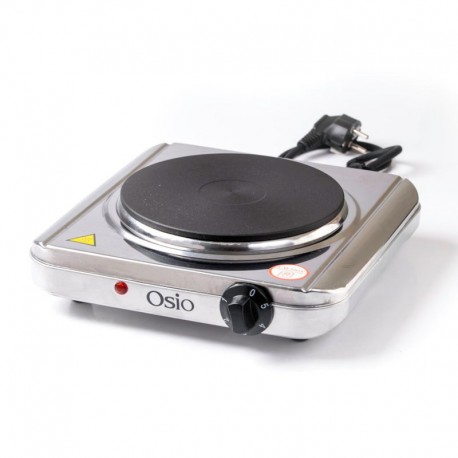 1120194-0002 Osio OHP-2418 Μονή ηλεκτρική εστία κουζίνας inox 18.5 cm με θερμοστάτη 1500 W