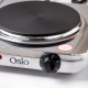 1120194-0002 Osio OHP-2418 Μονή ηλεκτρική εστία κουζίνας inox 18.5 cm με θερμοστάτη 1500 W