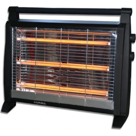 LUXELL LX 2830 ΗΛΕΚΤΡΙΚΗ ΘΕΡΜΑΣΤΡΑ ΧΑΛΑΖΙΑ ΜΑΥΡΗ 1800 WATT